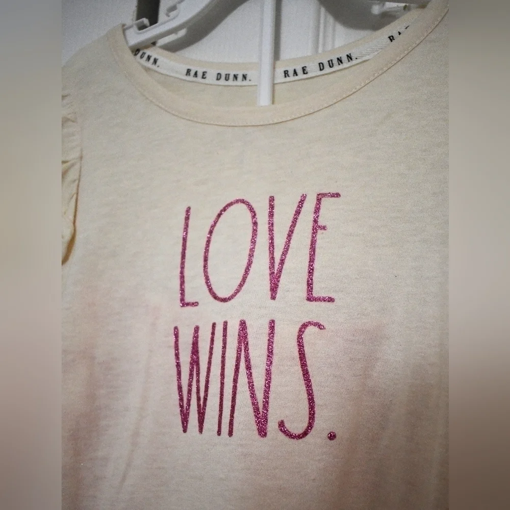 Girl's Rae Dunn Love Wins 2-Piece Set 2-Piece Set